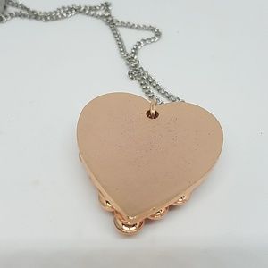 GASOLINE GLAMOUR Jewelry - Rose gold small spike heart necklace new GASOLINE GLAMOUR Jewelry - Rose gold small spike heart necklace new